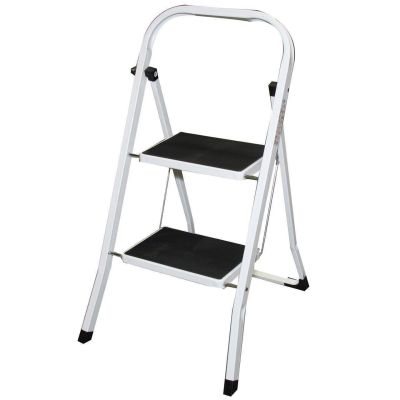 2 Step Non Slip Folding Safety Ladder