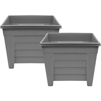 Grosvenor Square Plastic Garden Planters