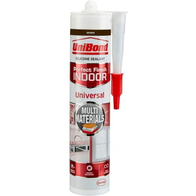 UniBond Perfect Finish Indoor Brown Silicone Sealant