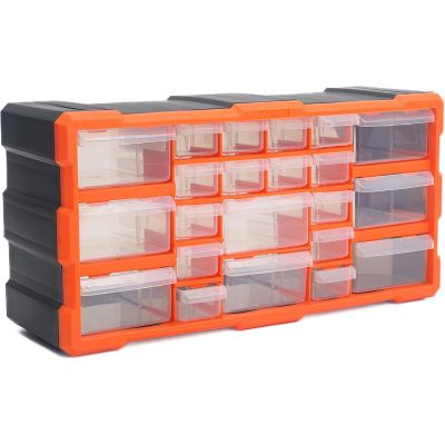 Multi Drawers Plastic DIY Tool Bit Storage Organiser Cabinet