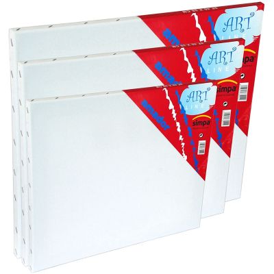 Blank Framed Stretch Canvas Double Primed Set