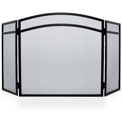 Hampton Fire Guard - Arched 3 Panel Folding Design