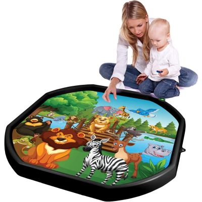 Children's Mixing Play Tray and Vinyl Mat Insert