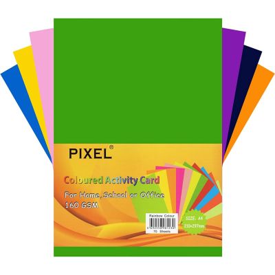 Rainbow Intensive A4 160 Gsm Bright Rainbow Coloured Card