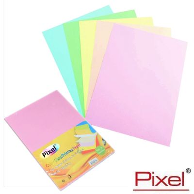 Pixel A4 Pastel Paper Assorted Colours 80gsm - 100 Sheets