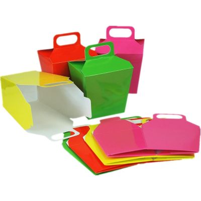 Assorted Bright Coloured Favour Party Boxes