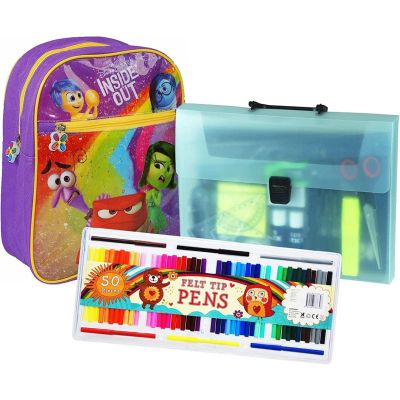 Back to School Bundle - inc Backpack,  Stationery Set and Felt Tip Pens