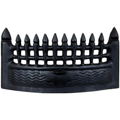 Greenwich Black Cast Iron Fire Grate Front