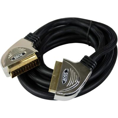 Ross High Speed Multi-Screened Performance Scart Cable