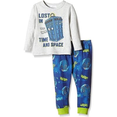 Dr Who Classic Lost in Time & Space Tardis Pyjama Set