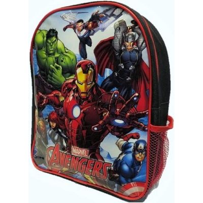 Avengers Boys Junior Red Backpack School Bag