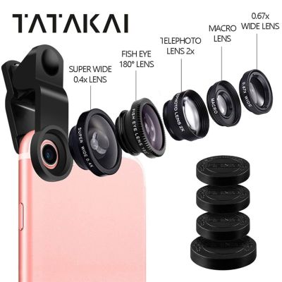 Universal Clip On 5 In 1 Mobile Phone Lens