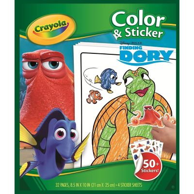 Crayola Dory Colour N Sticker Book