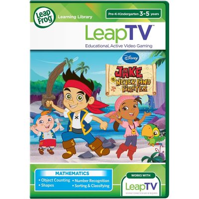 LeapFrog LeapTV Learning Game Disney Jake and The Never Land Pirates