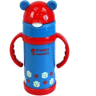 Stainless Steel Travel Mug Water Thermos Animal Kids Flask