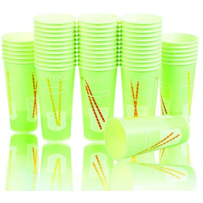 Disposable Large Cool Refresh Milkshake Slush Cold Drink Party Paper Cup