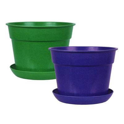 Simpa Greener Living Compostable Plant Pot & Saucer Sets 