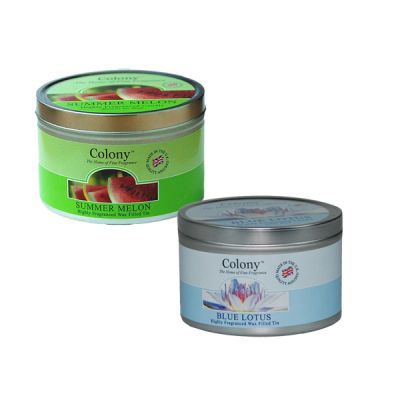 Colony Scented Candles in a Tin