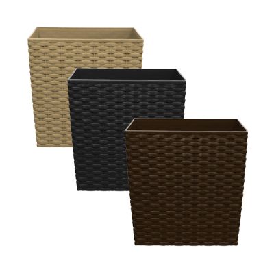 Cubie Rattan Plastic Planters