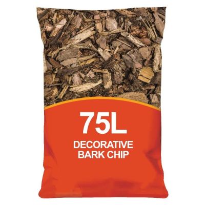 75 Litre Decorative Landscape Bark Spruce Wood Bark Chipping Mulch