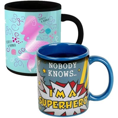  Novelty Heat Changing Secret Message Mugs 