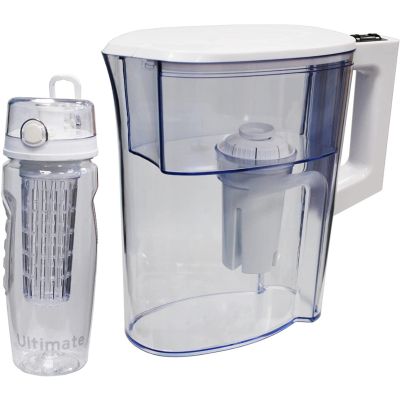 Water Filtration Pitcher Jug & Fruit Infuser Water Sports Bottle