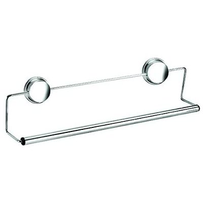 Croydex Chrome Plated Mild Steel Rust Free Stick-n-Lock Plus Towel Rail