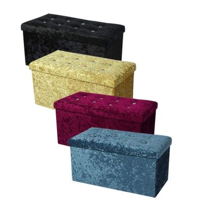 Large Fold Flat Ottoman Storage 