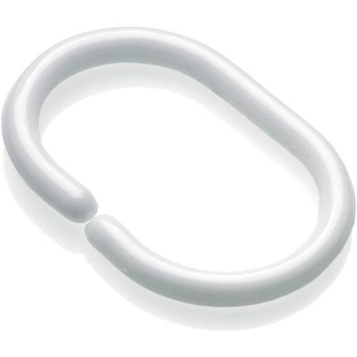 Bathroom Shower Replacement Curtain Rings Hooks C-Rings