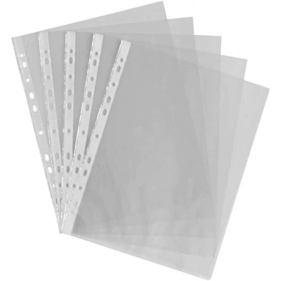 Plastic Folders  Punched Pockets 