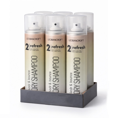 Leo Bancroft Body & Bounce Dry Shampoo Volumising Spray with Moringa Extract Lightweight Daily Hair Boost