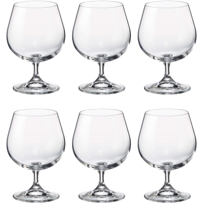 Bohemia Crystal Colibri Cognac Brandy Glasses 400ml