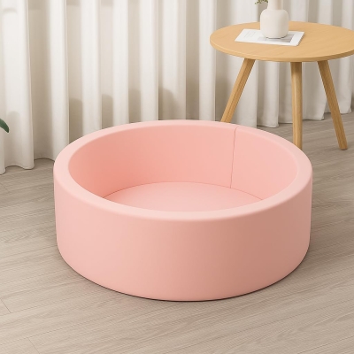 Morvita Round Pink Soft Memory Foam Replacement Ball Pit NO Balls