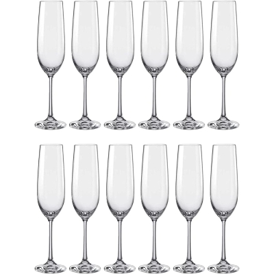 Crystal Champagne Glasses 200ml