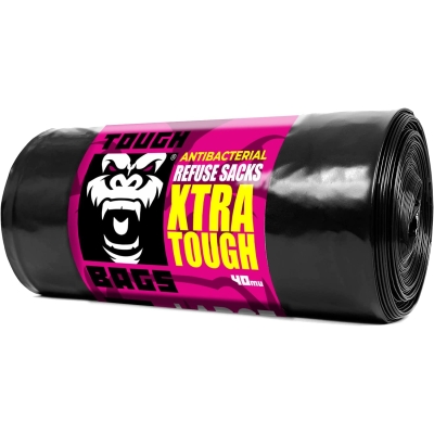 Tough Bags Antibacterial Refuse Sacks
