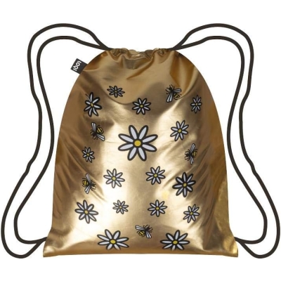 Loqi Metallic Matt Gold Pop Backpack
