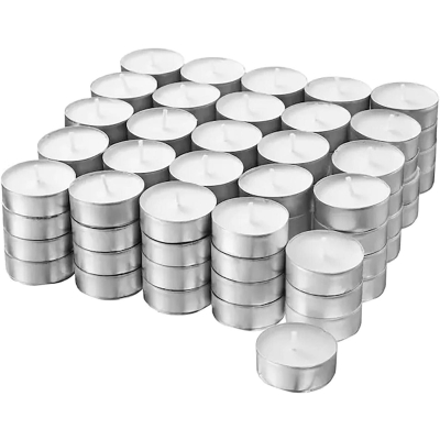 Unscented Wax Night Lights Tealights Candles