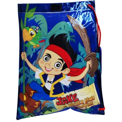 Junior Drawstring Jake and the Neverland Pirates Swim Bags