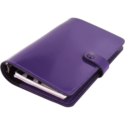 Filofax The Original Personal Organiser Patent Purple