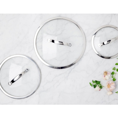 GreenPan Glass Lid with Stainless Steel Handle