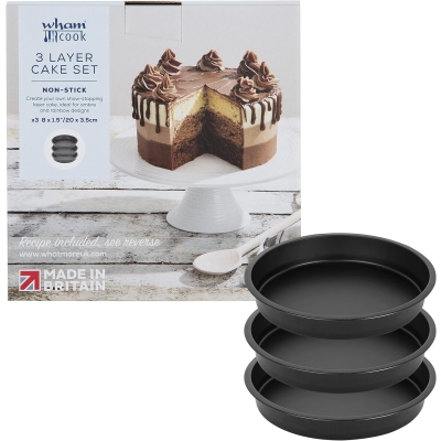 Wham 3 Layer Rainbow Cake Set