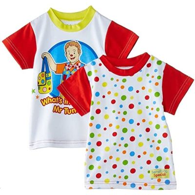 BBC Something SpecialÂ® Mr Tumble Children Kids Baby Spotty T-Shirt Come and Play