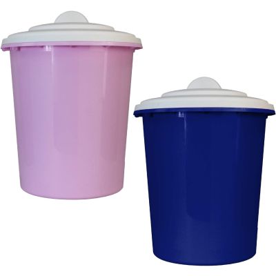 Multi-Purpose Bin Storage Container With White Lid