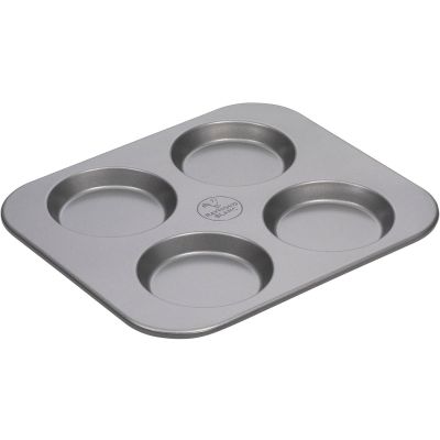 Raymond Blanc Bakeware 4 Cup Yorkshire Pudding Tin Grey
