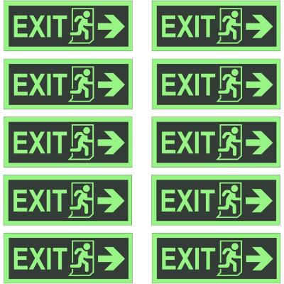 Safety Signs Glow in The Dark Self Adhesive Vinyl