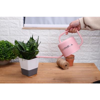 Small Colour Metal Watering Can with Long Easy Pour Spout