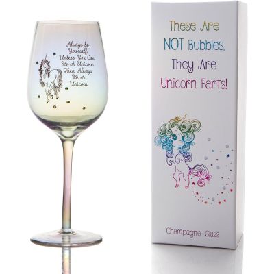 Boxer Gifts Unicorn Glass with Diamante