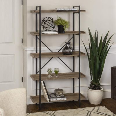 Eden Bridge Designs Industrial Metal Bookcase
