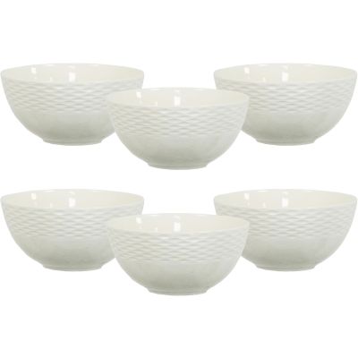 Porcelain White Vintage Bowl Tableware Set